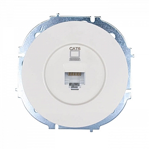 Розетка компьютерная Lezard Osen 743-0288-140 белая