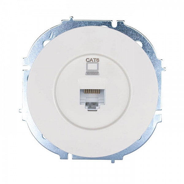 Розетка компьютерная Lezard Osen 743-0288-140 белая