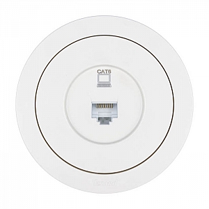 Розетка компьютерная Lezard Osen 743-0288-140 белая. Изображение - 2