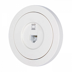 Розетка компьютерная Lezard Osen 743-0288-140 белая. Изображение - 3