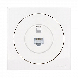 Розетка компьютерная Lezard Osen 743-0288-140 белая. Изображение - 4