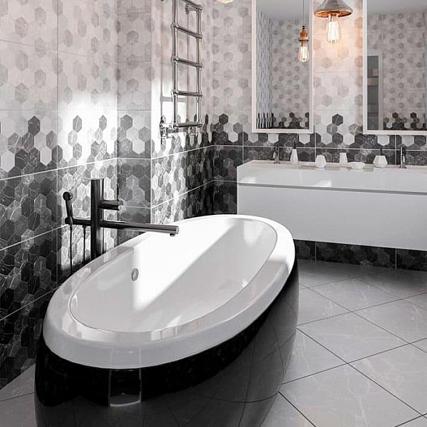 Декор Березакерамика (Belani) Дайкири 600*300 мм черный