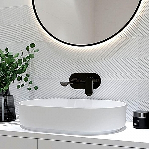 Декор Unitile Муза 01 250*400 мм белый. Изображение - 1