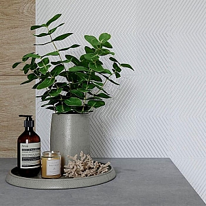 Декор Unitile Муза 01 250*400 мм белый. Изображение - 2