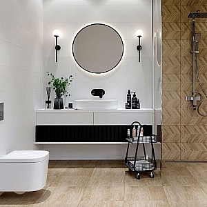 Декор Unitile Муза 01 250*400 мм белый. Изображение - 4