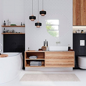 Плитка Unitile Чарли низ 01 250*400 мм светлый. Изображение - 2