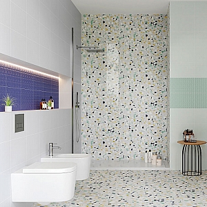 Плитка Unitile Конфетти низ 02 250*400 мм синий. Изображение - 2