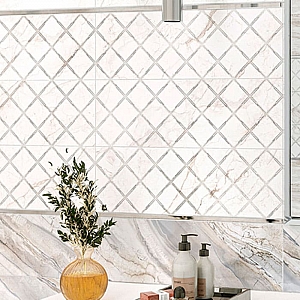 Бордюр Delacora Frieze Platina BW0FRZ66 900*12 мм. Изображение - 1