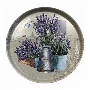Поднос Gala Лавандовое трио PD104