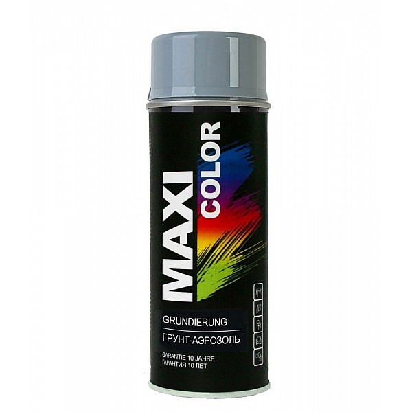 Грунт-аэрозоль Maxi Color 400 мл серый
