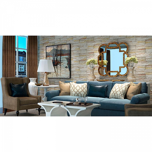 Декоративный гипсовый камень Stone Mill Сланец Рифейский 0201 слоновая кость