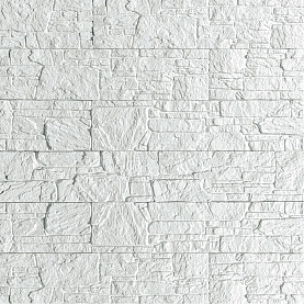 Декоративный гипсовый камень Stone Mill Сланец Буковинский 1300 белый