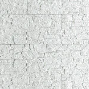 Декоративный гипсовый камень Stone Mill Сланец Буковинский 1300 белый