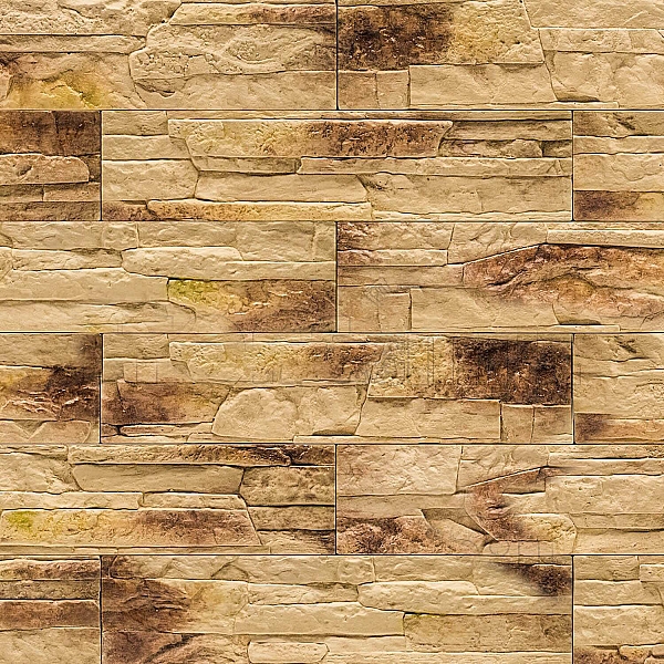 Декоративный гипсовый камень Stone Mill Сланец Рифейский 0207 микс