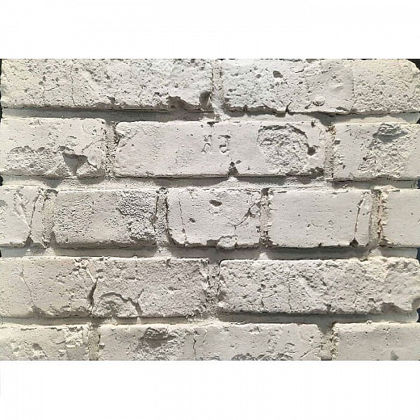 Декоративный гипсовый камень Stone Mill Кирпич Этна 4000 белый