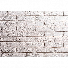 Декоративный камень РуБелЭко Кирпич Римский КР-001 белый