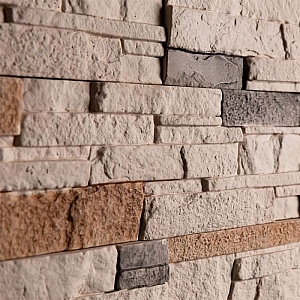 Декоративный гипсовый камень Stone Mill Сланец Аркана 2601 слоновая кость. Изображение - 2