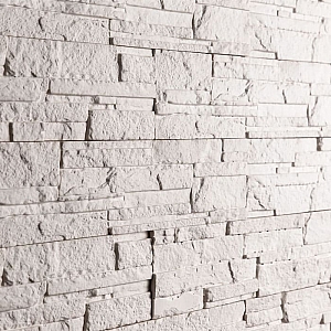 Декоративный гипсовый камень Stone Mill Сланец Аркана 2600 белый. Изображение - 1