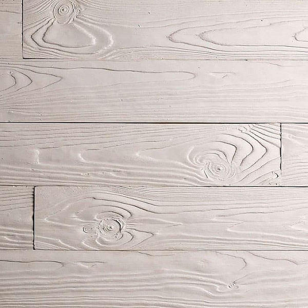 Декоративный гипсовый камень Stone Mill Сланец Доска 3800 белый