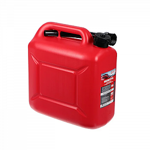 Канистра 3ton Profi красная для топлива в комплекте с крышкой и лейкой 10 л