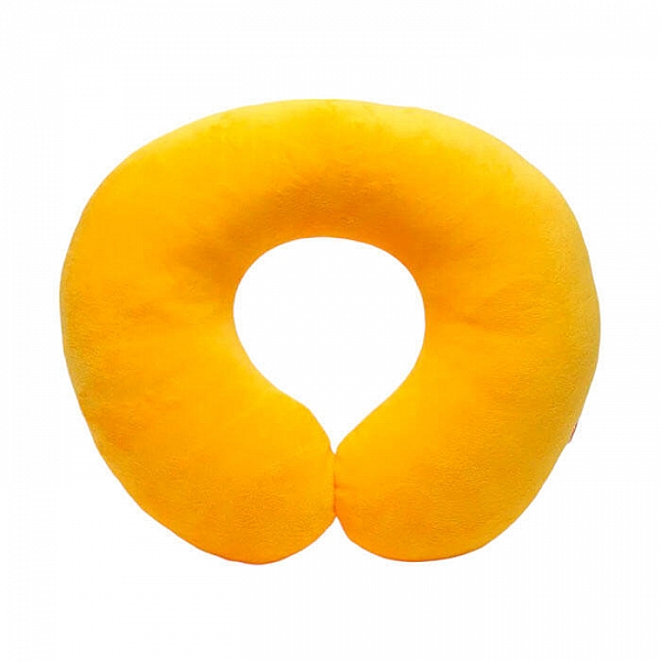 Подушка дорожная Matex Bagel Line 27-409 37*35*9 см желтый