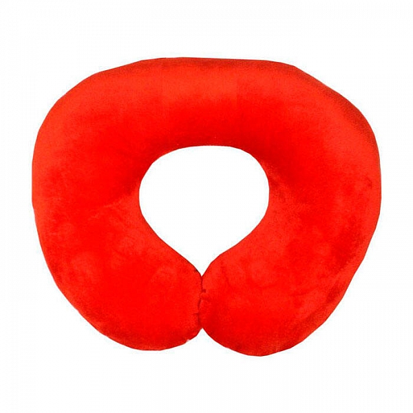 Подушка дорожная Matex Bagel Line 27-393 37*35*9 см красный