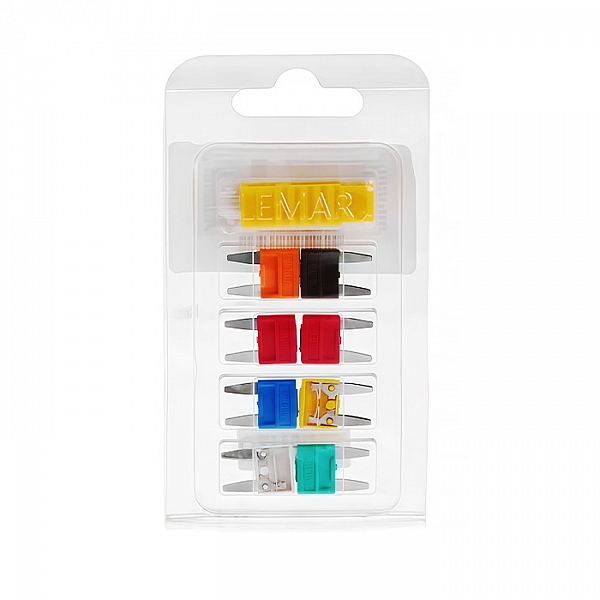 Предохранители флажковые Topauto TA-O6599  с пинцетом набор 8 шт