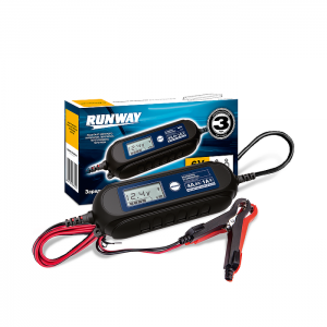 Зарядное устройство Runway для аккумуляторов Smart car charger 6/12В ток 1А/4А