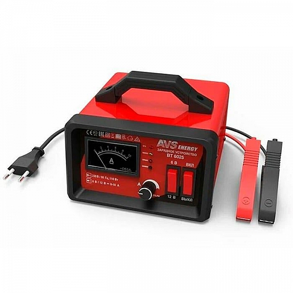 Зарядное устройство AVS BT-6025 для автомобильного аккумулятора