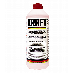 Концентрат антифриза Kraft G12/G12+ красный 1.5 л