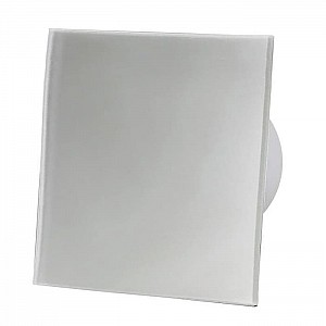 Панель декоративная для вентиляторов airRoxy dRim 01-177 100/125 мм универсальная стекло атласное серебро