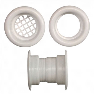 Вентиляционная решетка Семь ветров РДК 52/2 дверная круглая