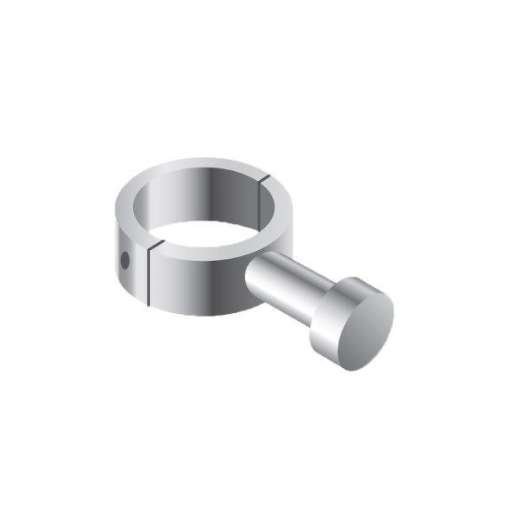 Вешалка-крючок Luxon с разъемным кольцом для полотенцесушителя Лесенка ВКР-01