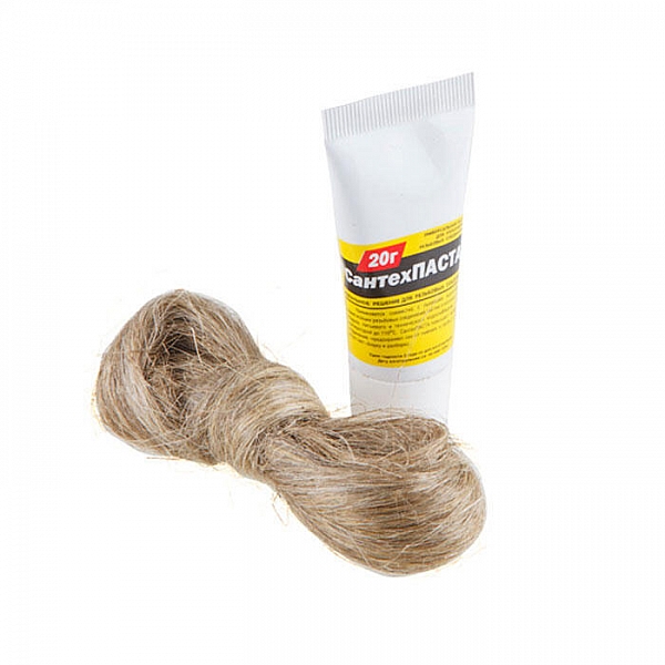 Набор Сантехкреп Сантехпаста 20 г + лен 5-0036 14 г