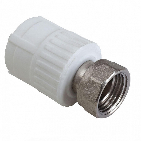 Муфта PP-R комбинированная с накидной гайкой Valfex Дн 25*3/4