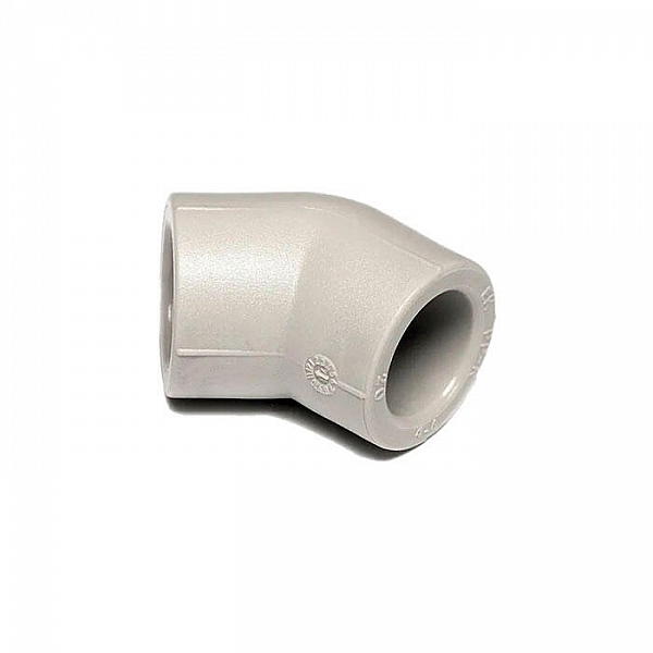 Угольник Wavin Ekoplastik 45°*25