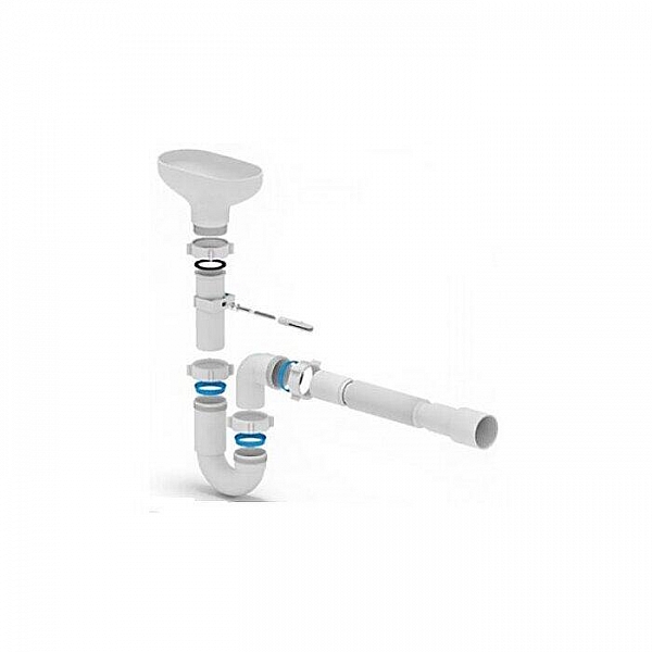 Сифон прямоточный Анипласт DR0115 1 1/2