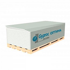Гипсокартон Gyproc Optima обычный 2500*1200*12.5 мм. Изображение - 1