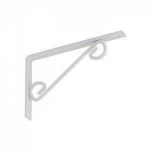 Кронштейн декоративный прямой Domax WOP 200 200*125 мм белый