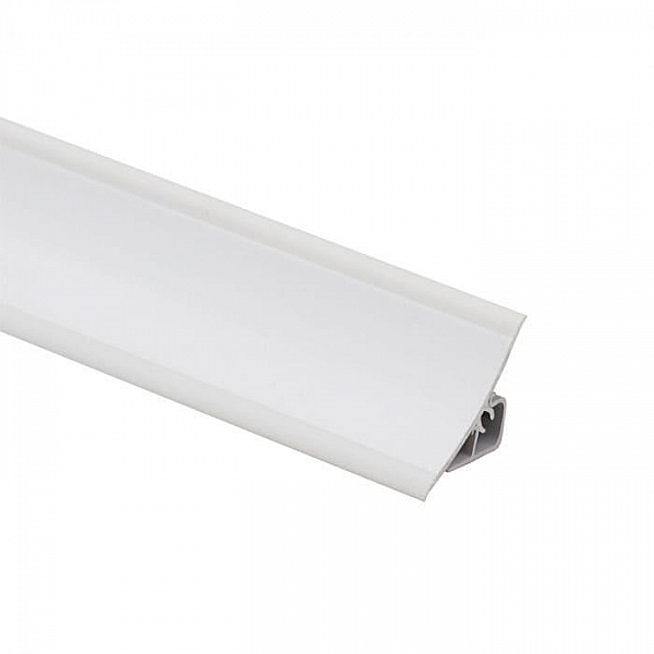 Плинтус для столешницы El-mech-plast LP белый 3 м