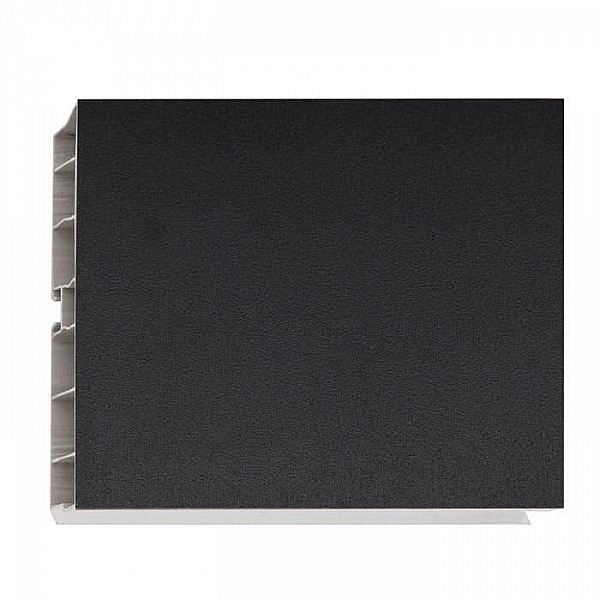 Цоколь AKS ПВХ черный 100 мм 3.2 м