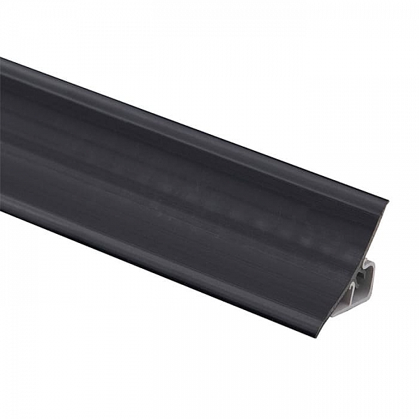 Плинтус для столешницы El-mech-plast ПВХ LP черный 3 м