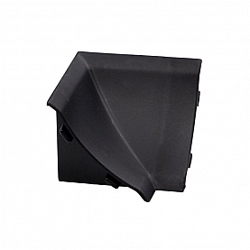 Уголок внутренний El-mech-plast LP ПВХ NW черный