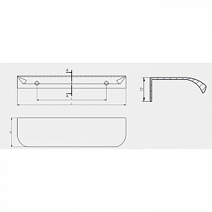 Ручка мебельная GTV HEXA UA-HEXA-96-10M белый матовый. Изображение - 1