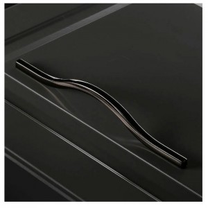 Ручка GTV Vito UZ-VITO-160-12 160 мм черный хром. Изображение - 1