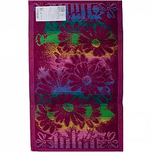 Полотенце махровое Rechitsa Textile Ромашечки 1с105.413ж1 30*50 см пурпурная радуга. Изображение - 1