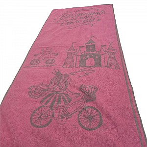 Полотенце махровое Rechitsa Textile Волшебная 6с102.411ж1 67*150 см розовый 2. Изображение - 2
