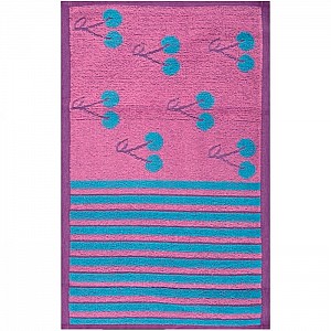 Полотенце махровое Rechitsa Textile Вишенка в полоску 1с105.413ж1 30*50 см розовый 9