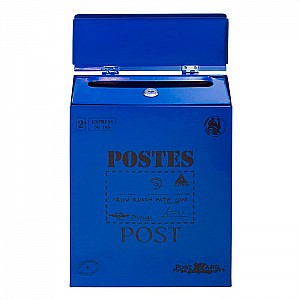 Ящик почтовый Аллюр №3010 синий. Изображение - 1