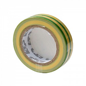 Изолента ПВХ ETP 53100 15 мм*20 м желтый-зеленый (заземление)